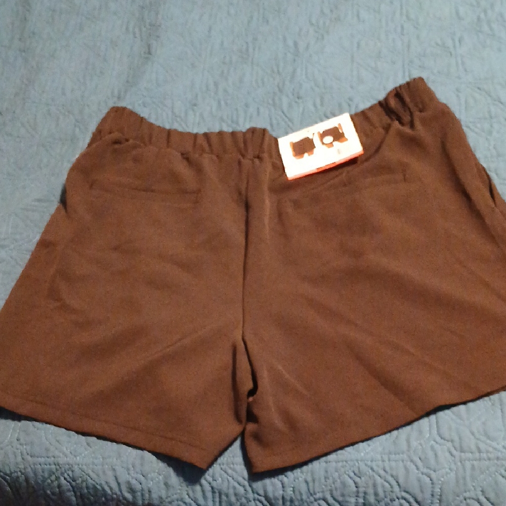 32 Degrees Brown Athletic Shorts with Relaxed Fit